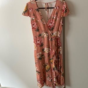 Floral midi dress